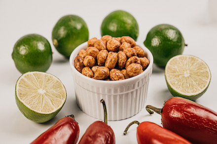 product photography of chipotle lime snack