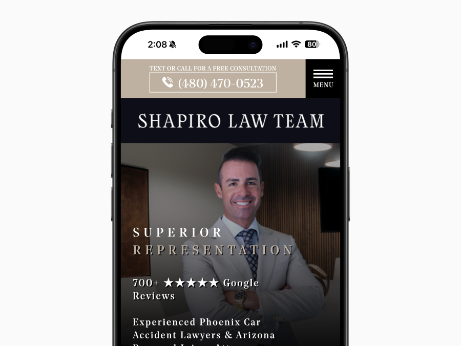 Mobile First - Personal Injury